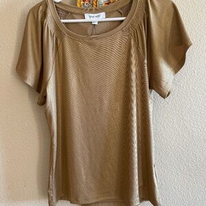 Nine West Gold Top
